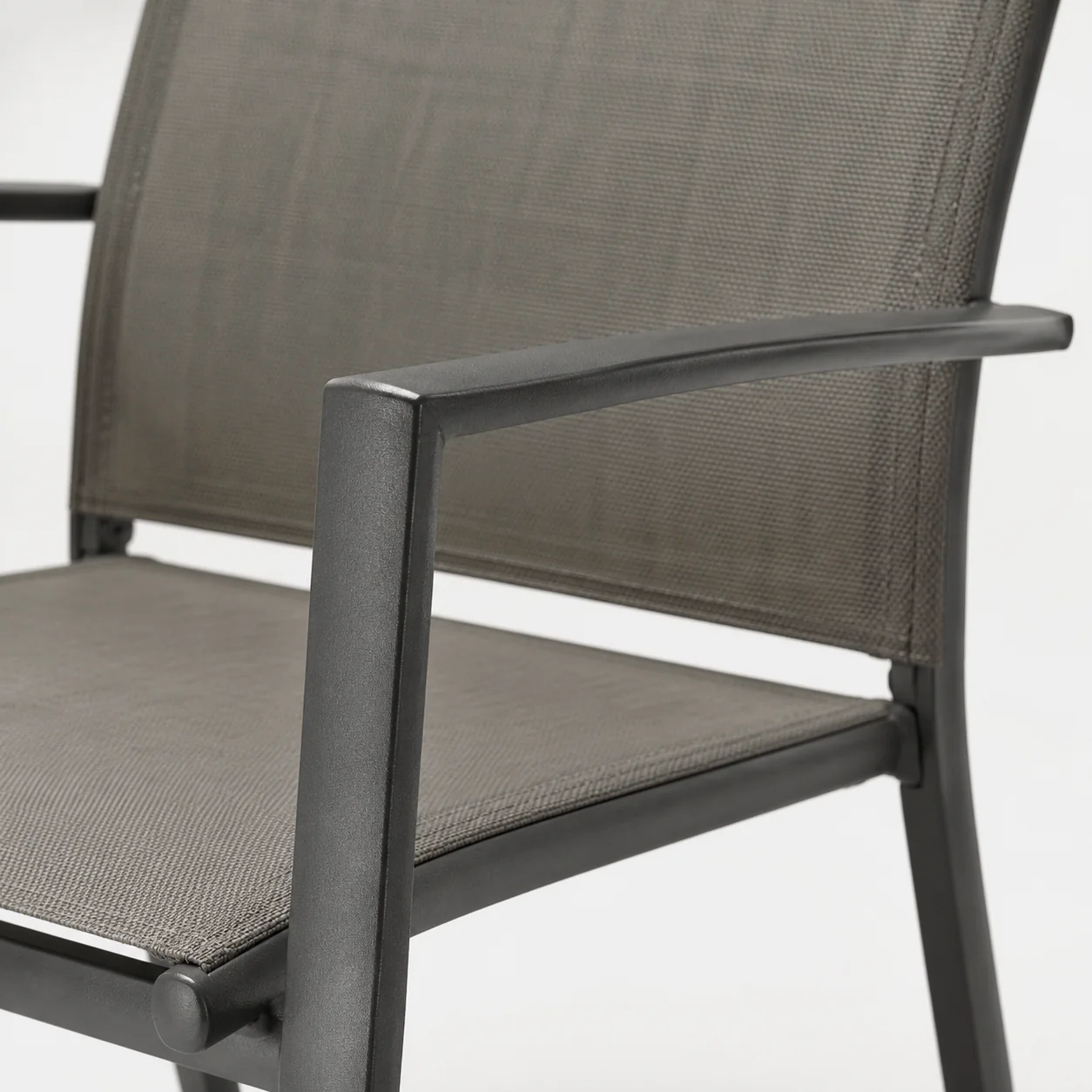 Noluxia Stackable Patio Dining Chair Pair - Image 2