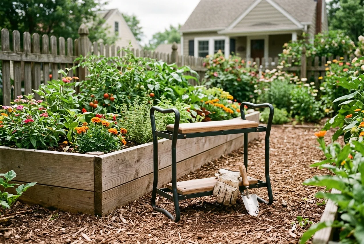 Noluxia Garden Kneeler Bench - Image 3