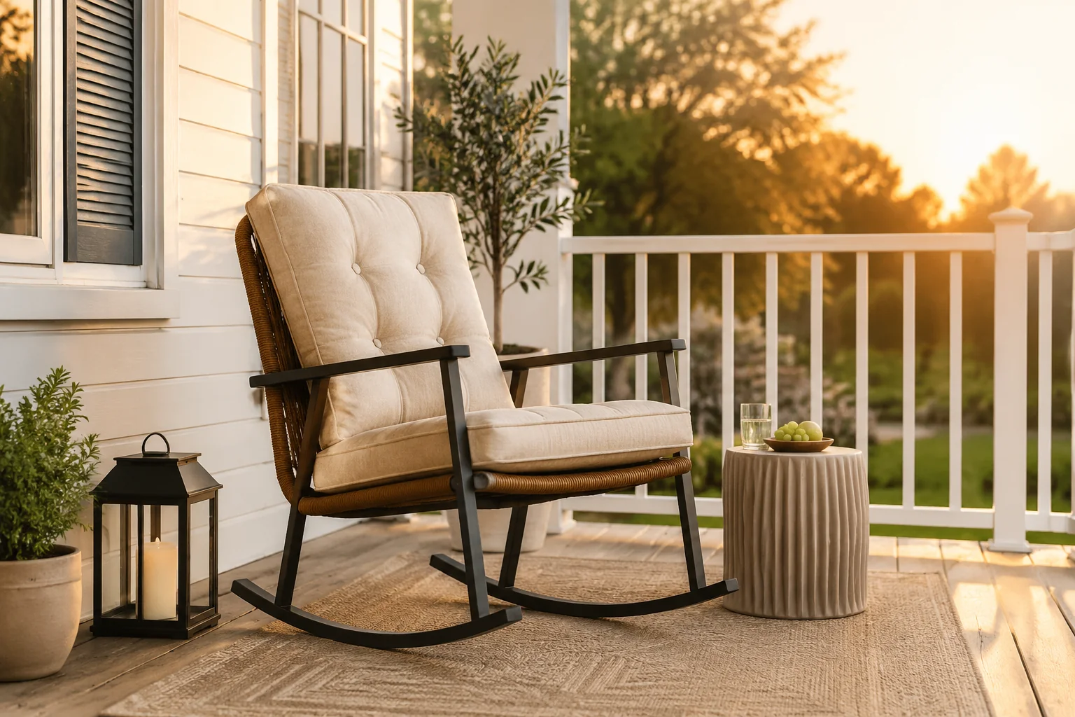 Noluxia Outdoor Rocking Chair - Image 3