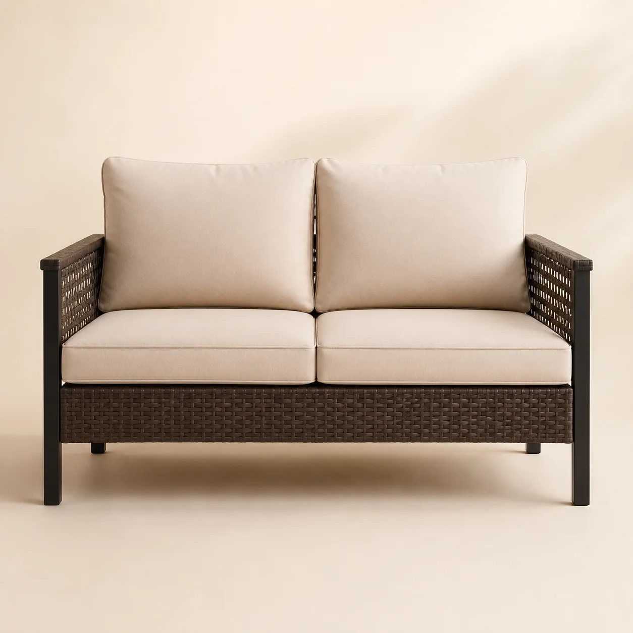 Noluxia Outdoor Loveseat with Cushions